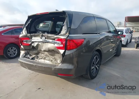 2018 Honda Odyssey Elite z USA, uszkodzony, nr VIN 5FNRL6H99JB032548